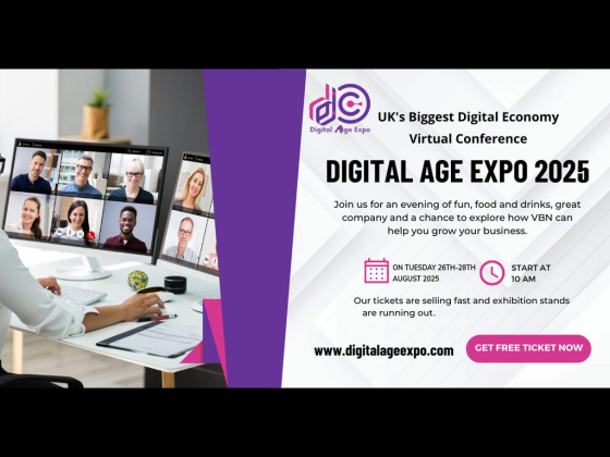 DIGITAL AGE EXPO 26TH - 28TH AUGUST 2025 | Virtual Event
